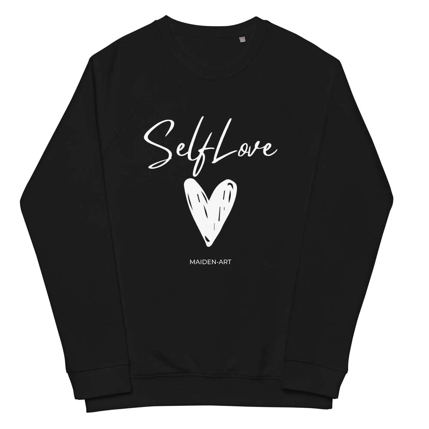 Organic Sweatshirt SELF LOVE Unisex Organic Raglan Sweatshirt